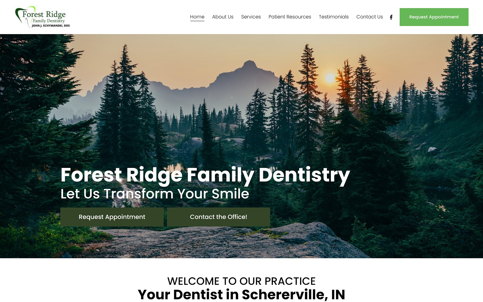 Forestridgefamilydentistry. Com screenshot