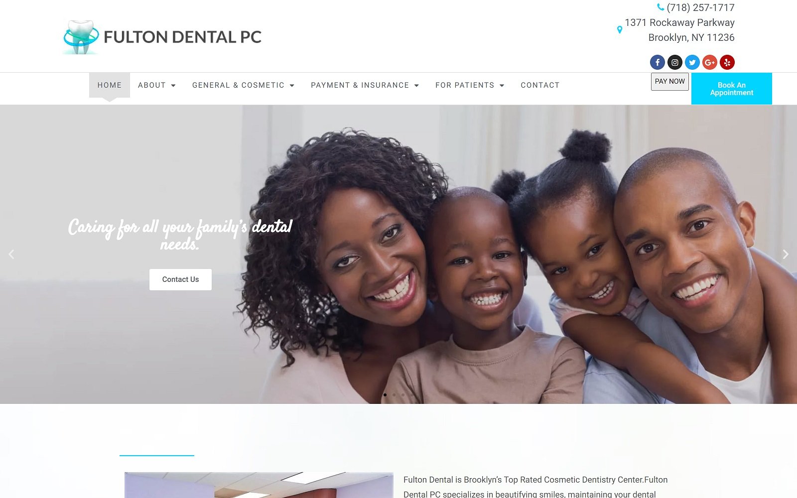 Fultondentalpc. Com screenshot