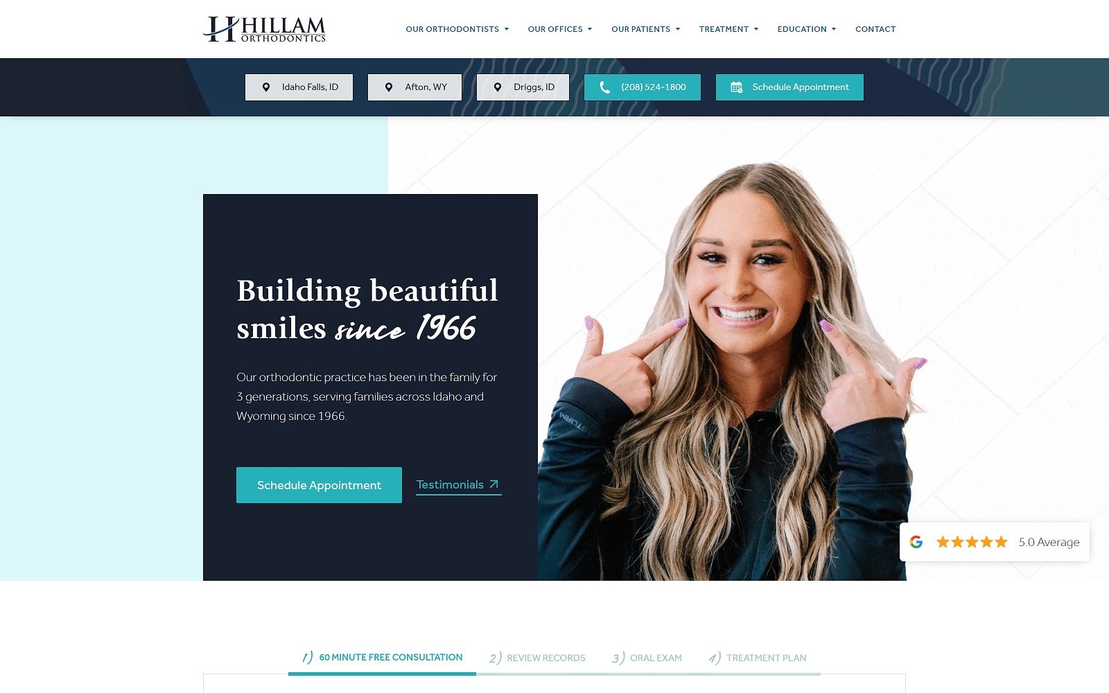 Hillamorthodontics. Com screenshot