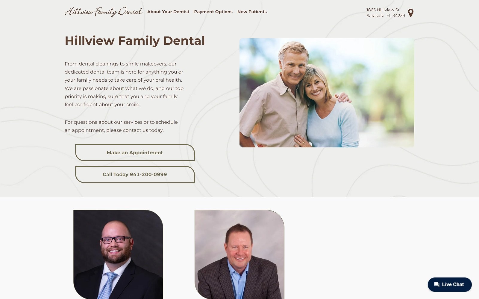 Hillviewfamilydental. Com screenshot