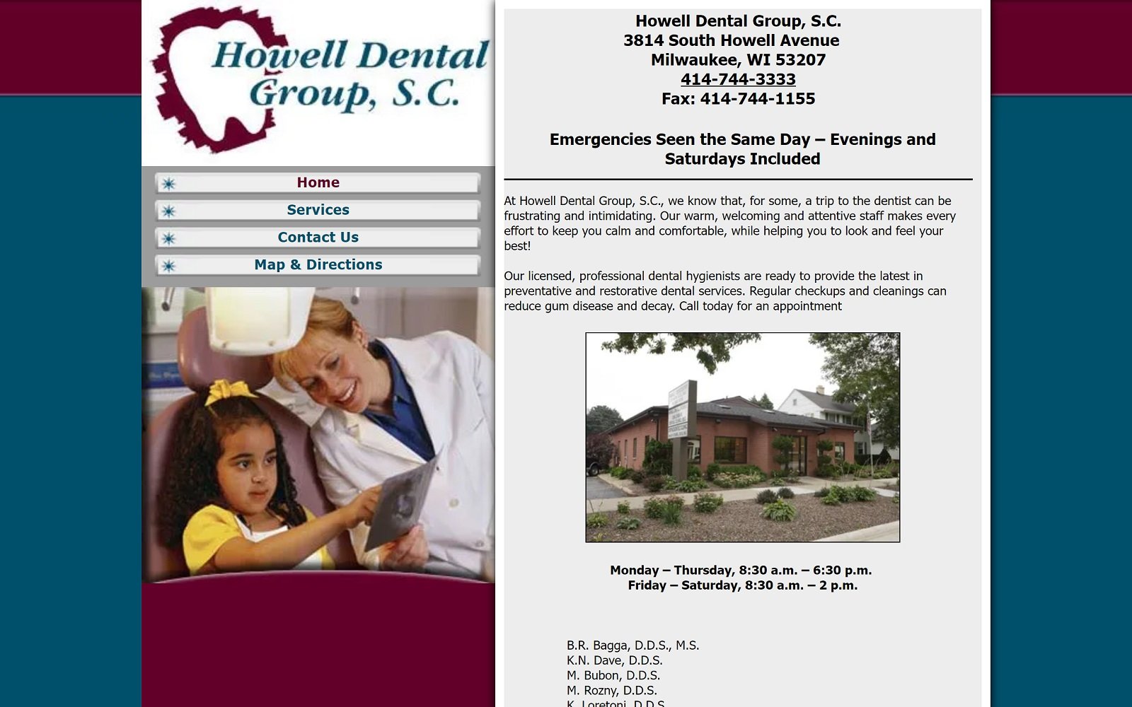 Howelldentalgroup. Com screenshot