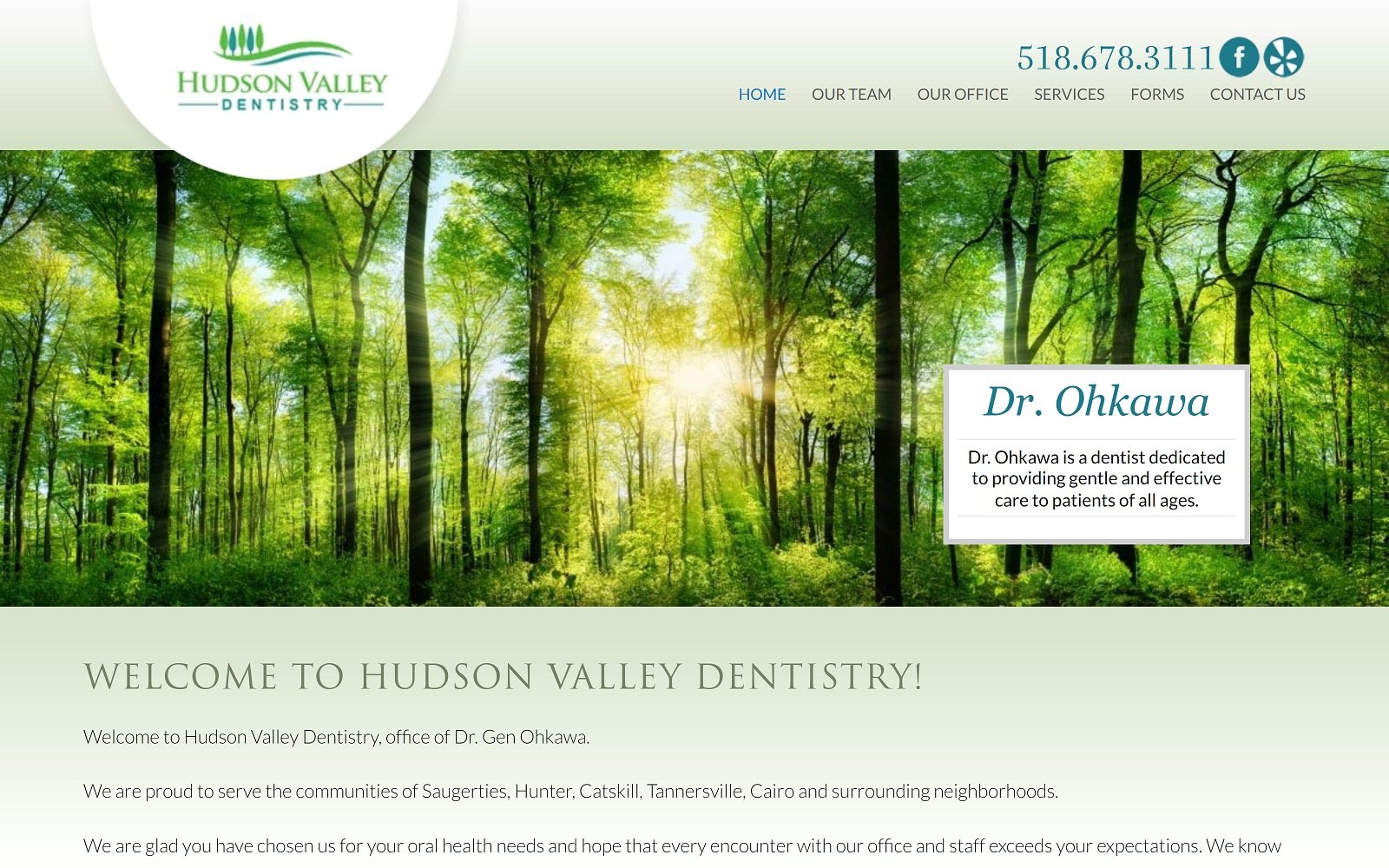 Hudsonvalleydentistry. Com screenshot