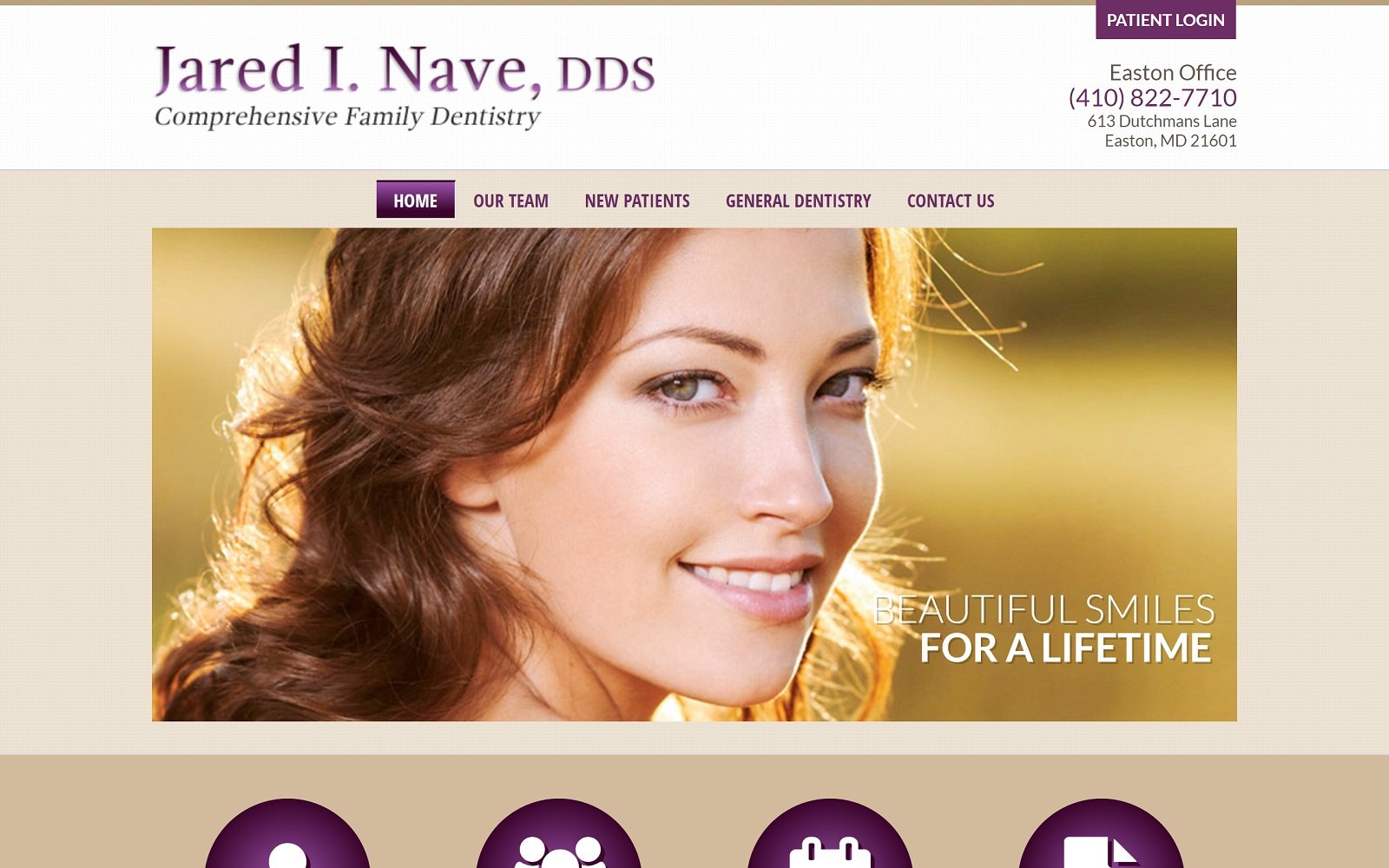 Jarednavedentistry. Com screenshot