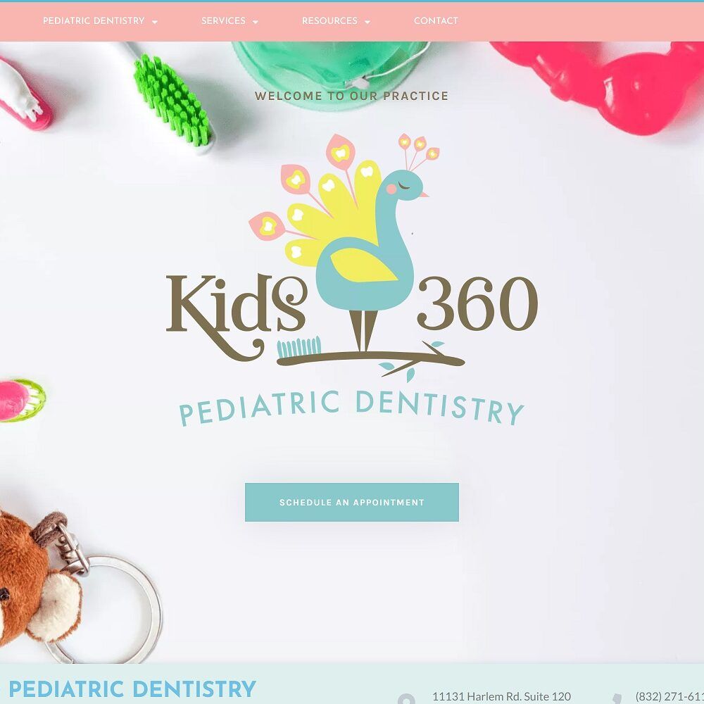 kids360pediatricdentistry.com screenshot