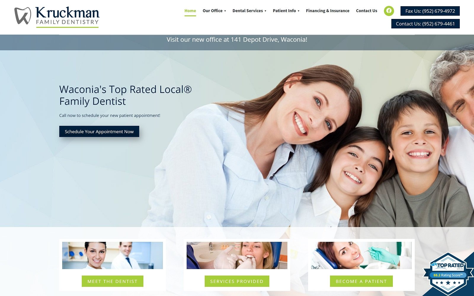 Kruckmanfamilydentistry. Com screenshot