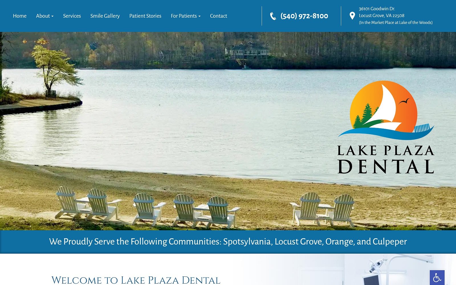 Lakeplazadental. Com screenshot