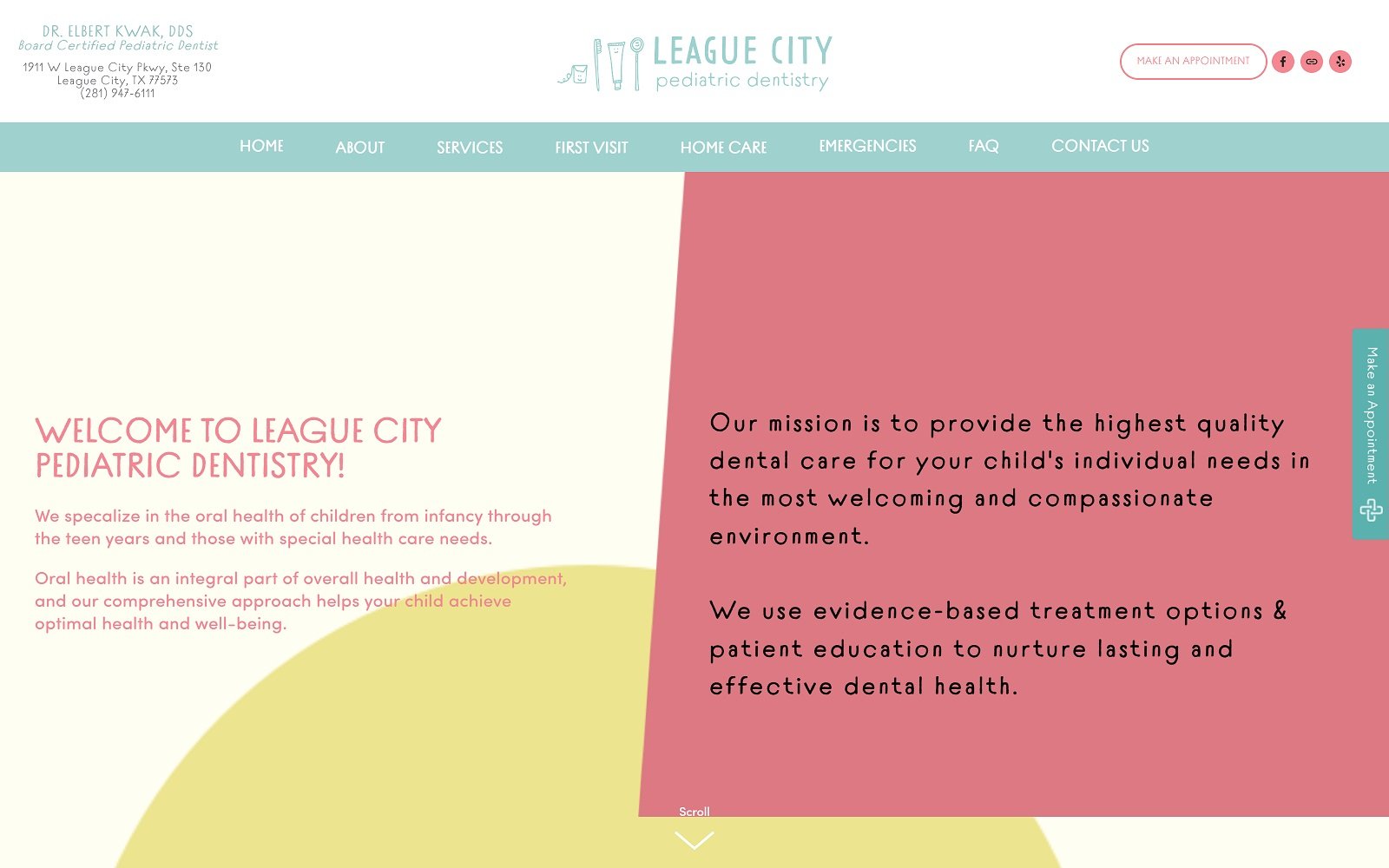 Leaguecitykids. Com screenshot