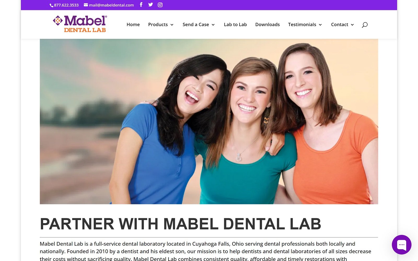 Mabeldental. Com screenshot