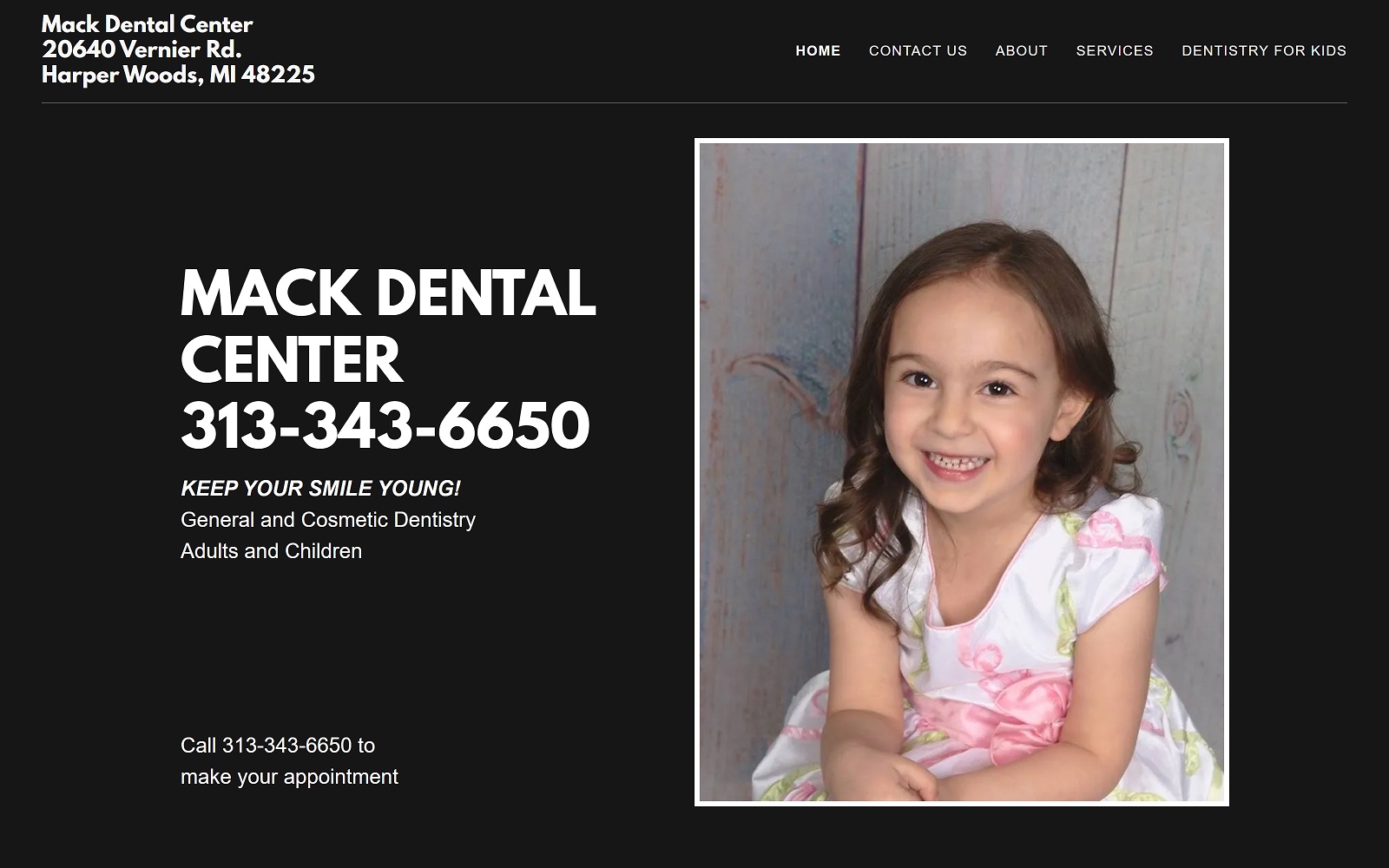 Mackdentalcenter. Com screenshot