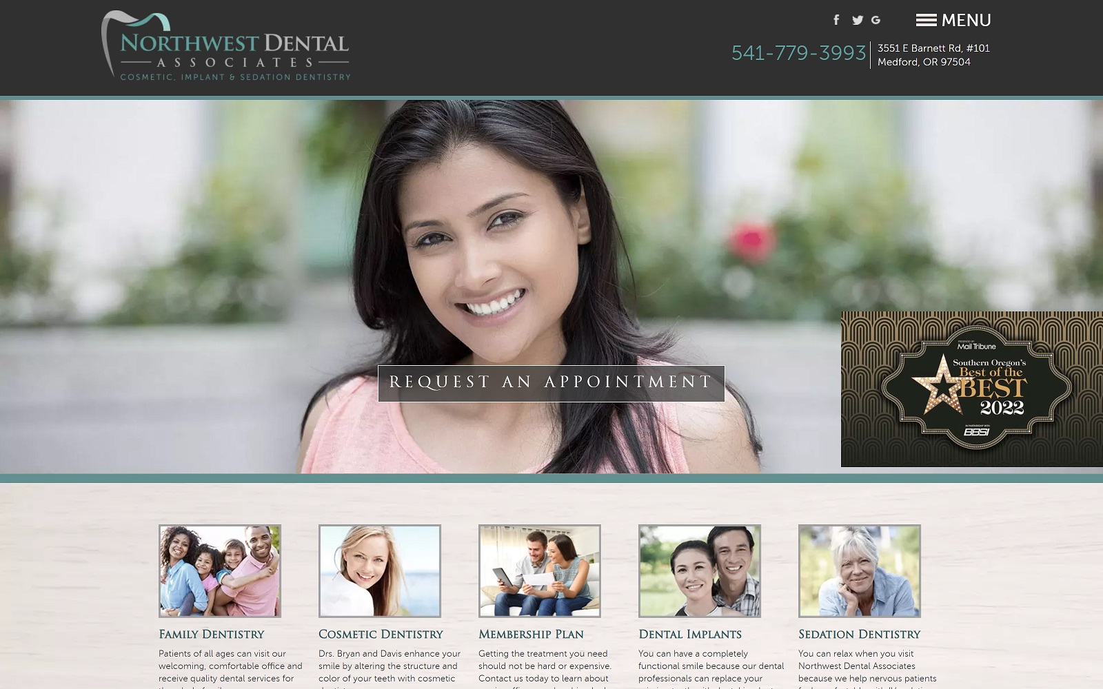 Medforddentalclinic. Com screenshot