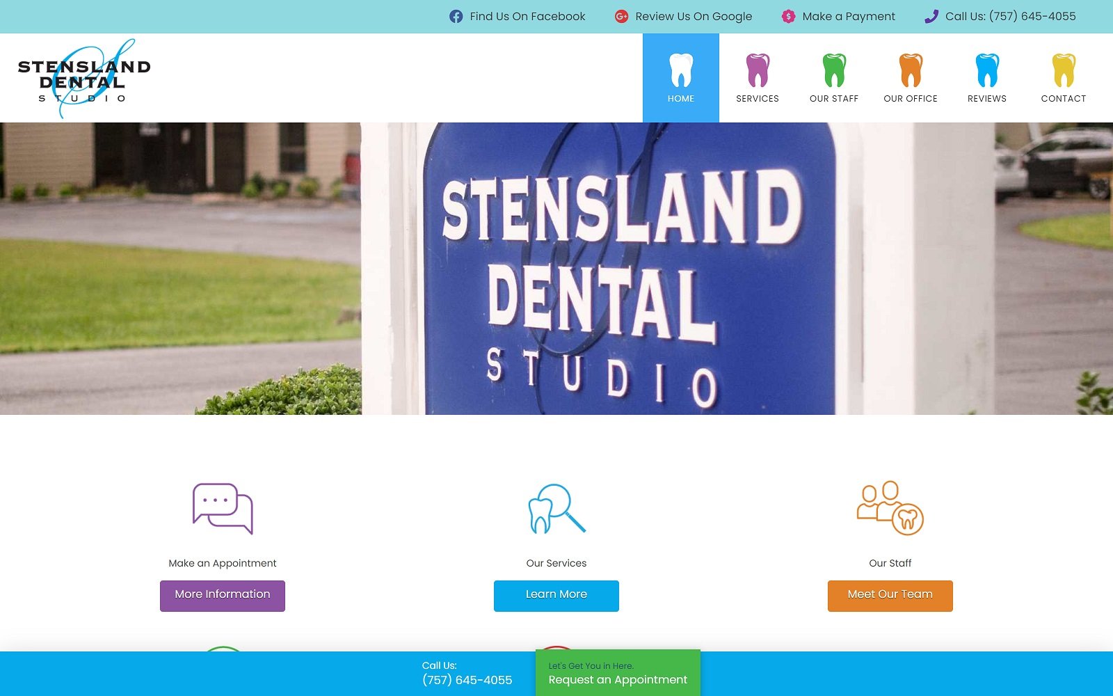 Mywilliamsburgdentist. Com screenshot