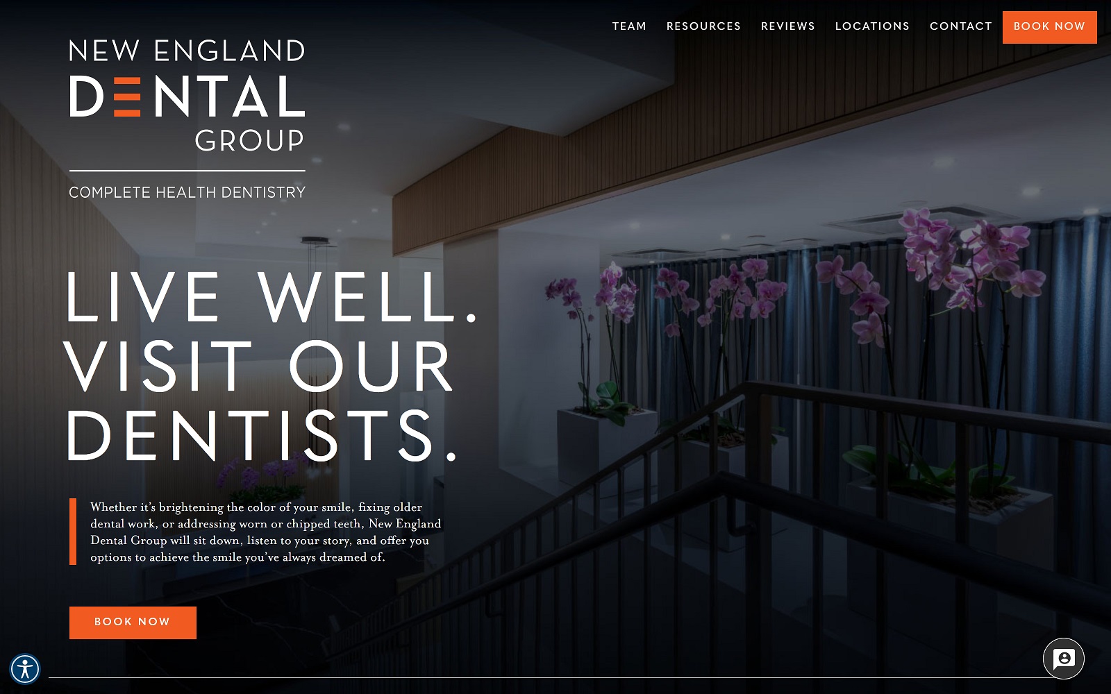 Newenglanddentalgroup. Com screenshot