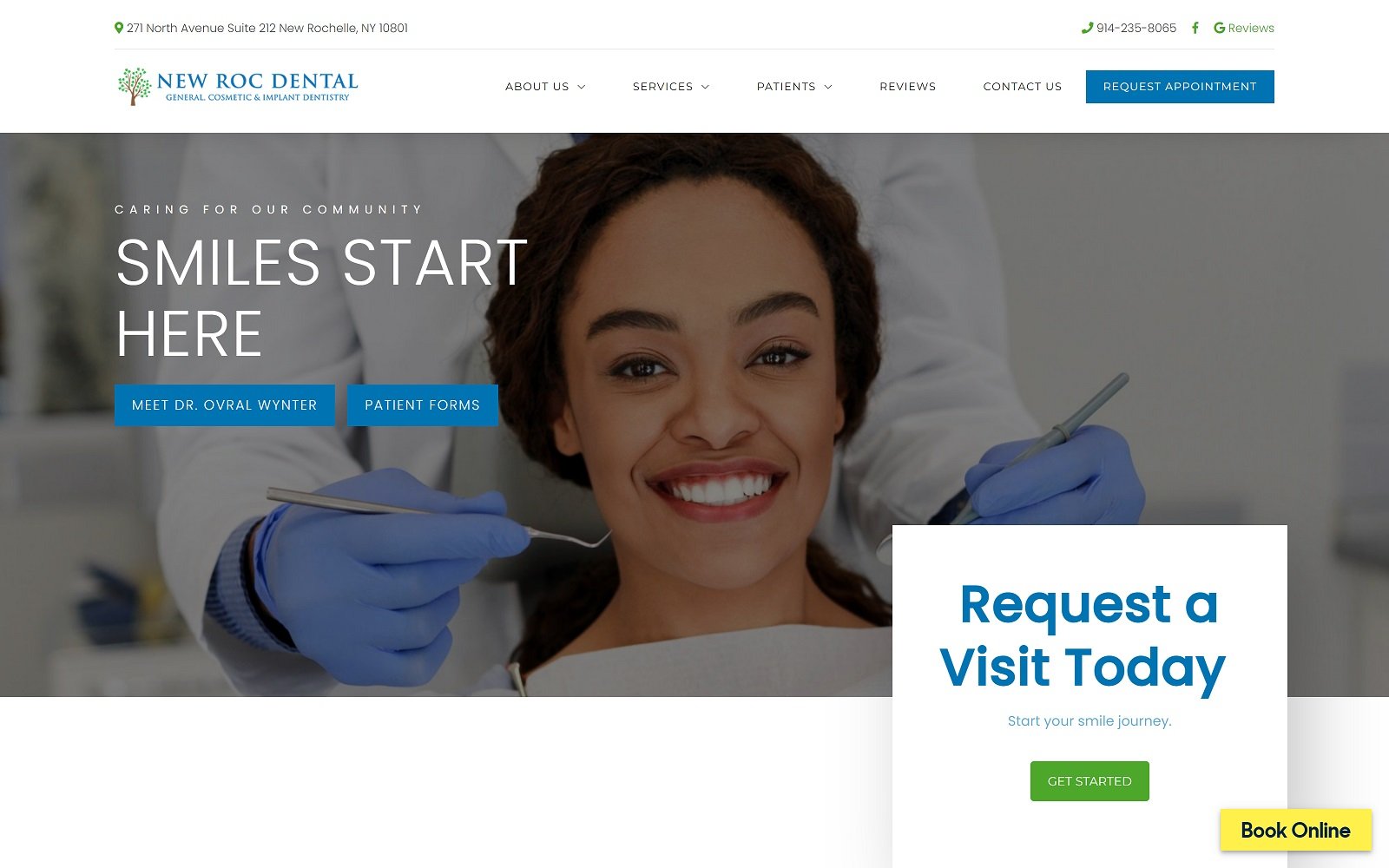 Newrochellefamilydentist. Com screenshot