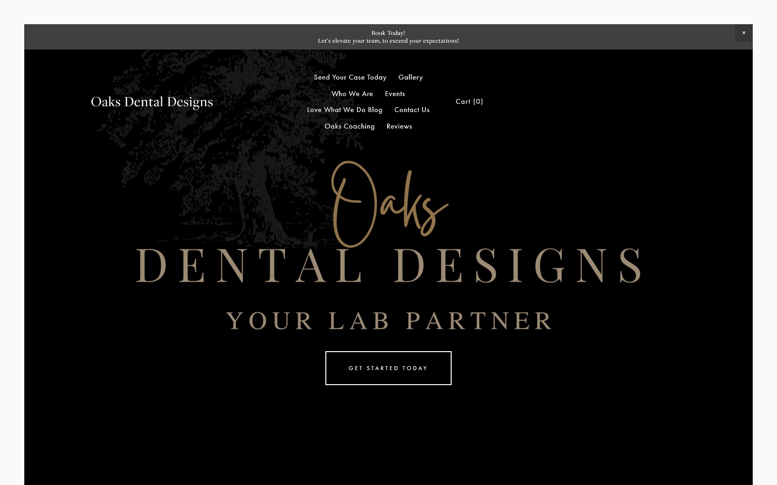 Oaksdentaldesigns. Com screenshot