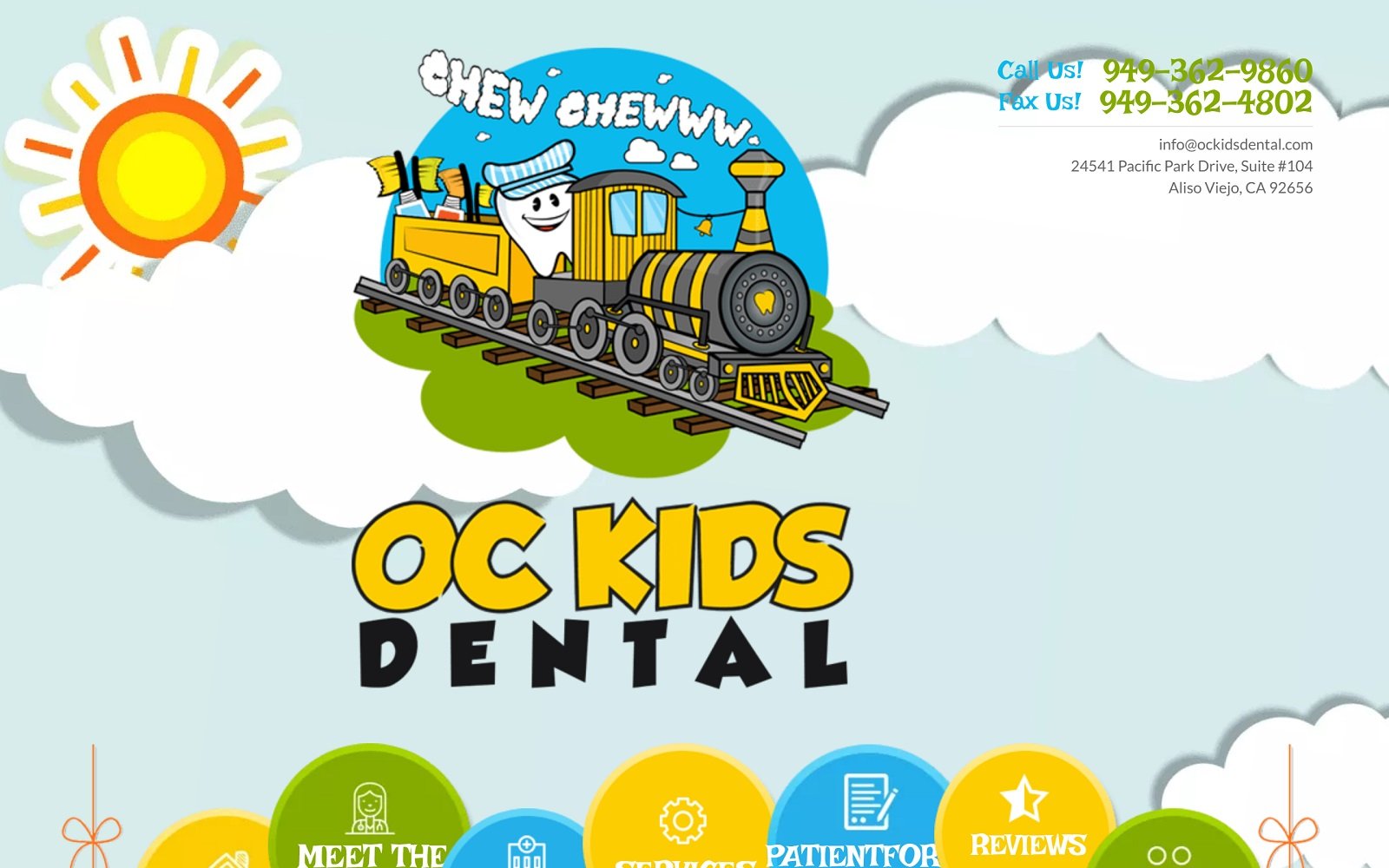 Ockidsdental. Com screenshot