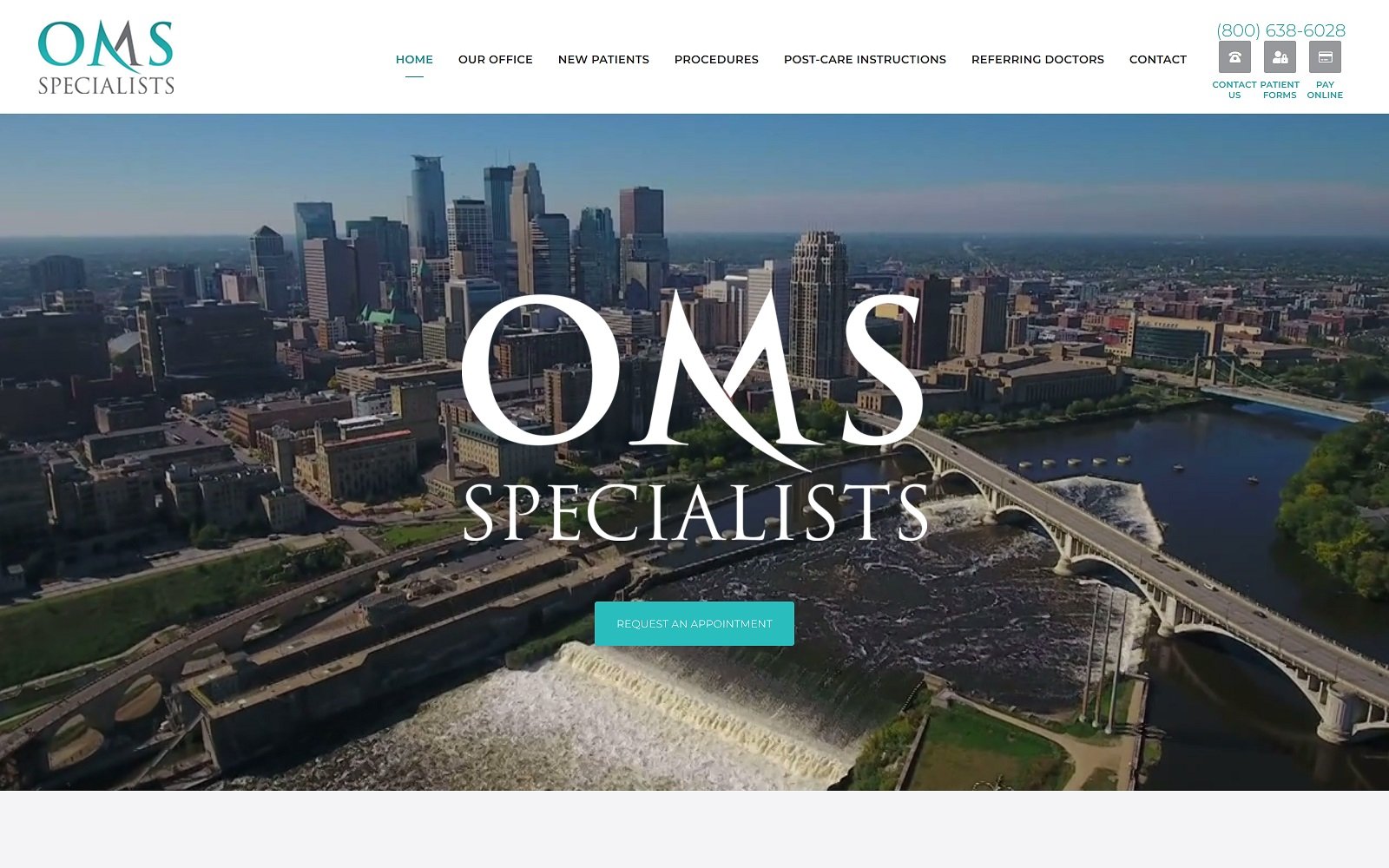 Omsspecialists. Com screenshot