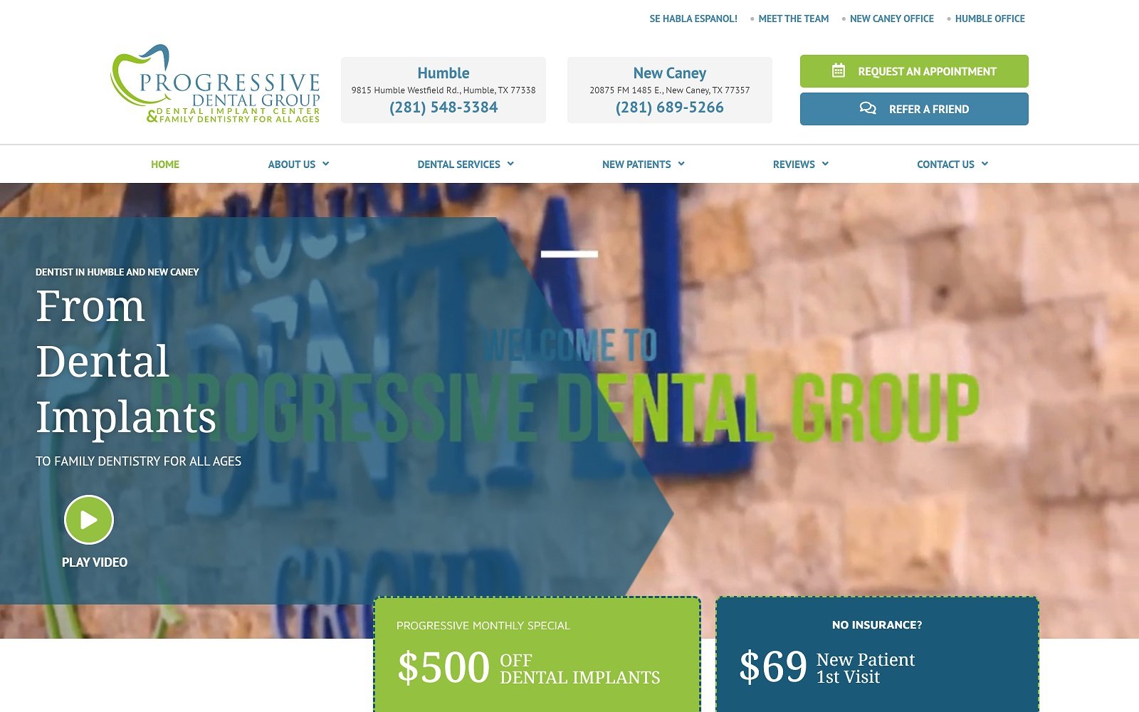 Progdentalgroup. Com screenshot