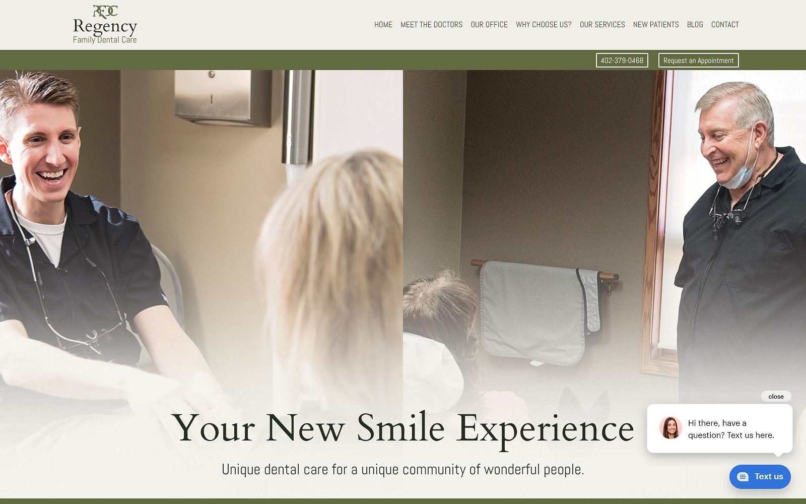 Regencyfamilydentalcare. Com screenshot