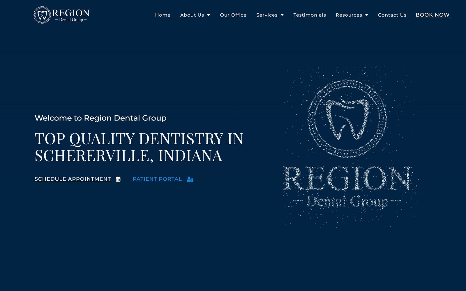 Regiondentalgroup. Com screenshot