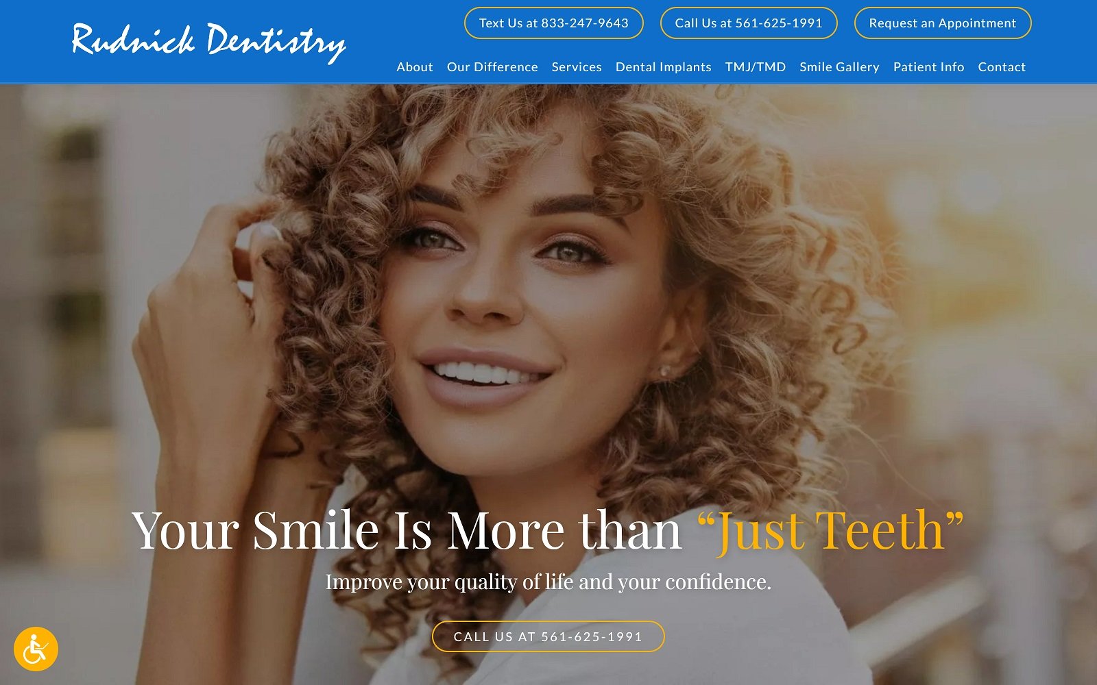 Rudnickdentistry. Com screenshot