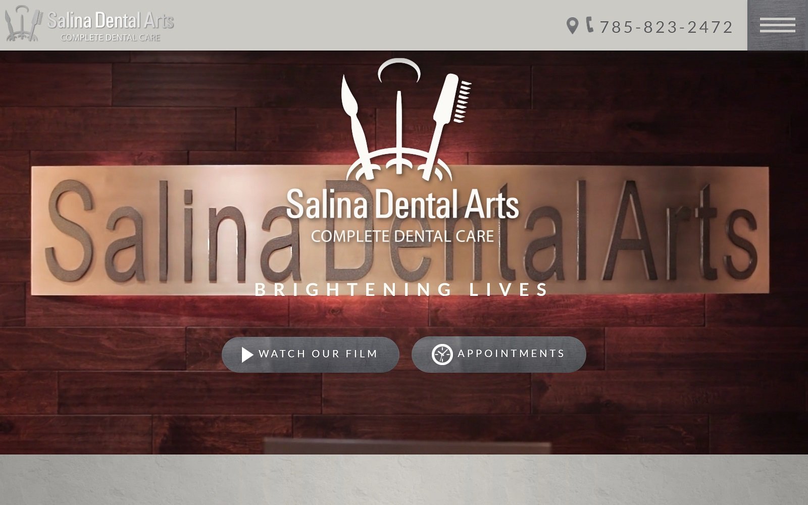 Salinadentalarts. Com screenshot