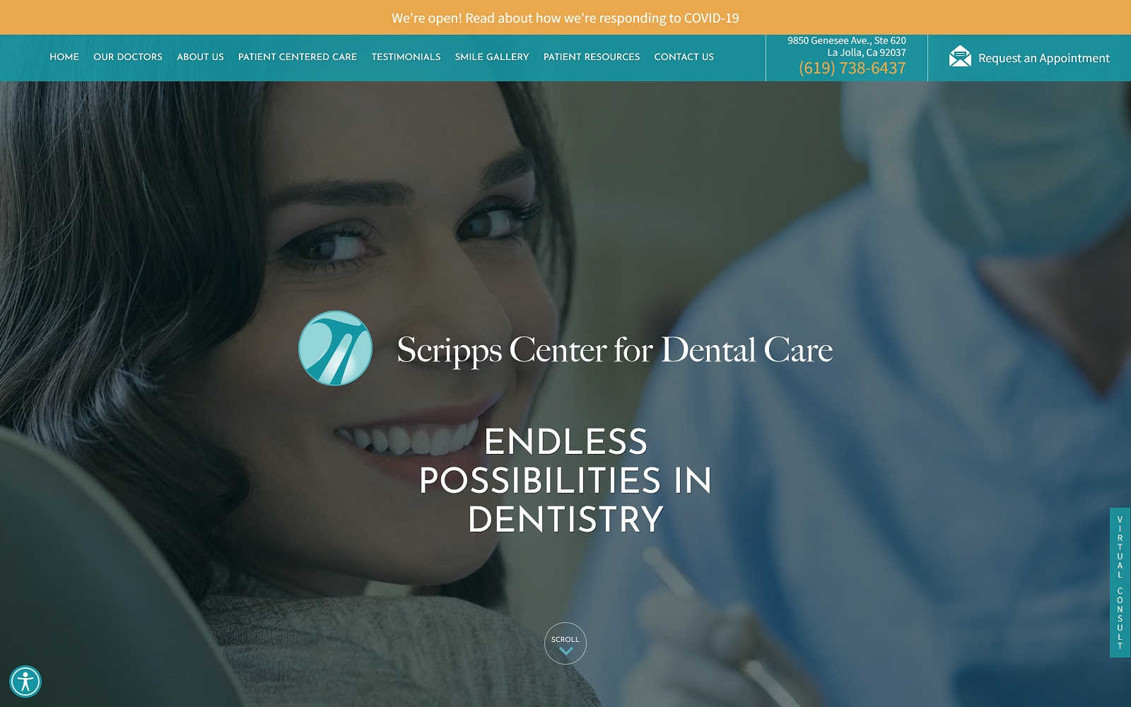 Scrippsdentalcare. Com screenshot