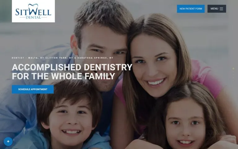 Sitwelldental. Com screenshot