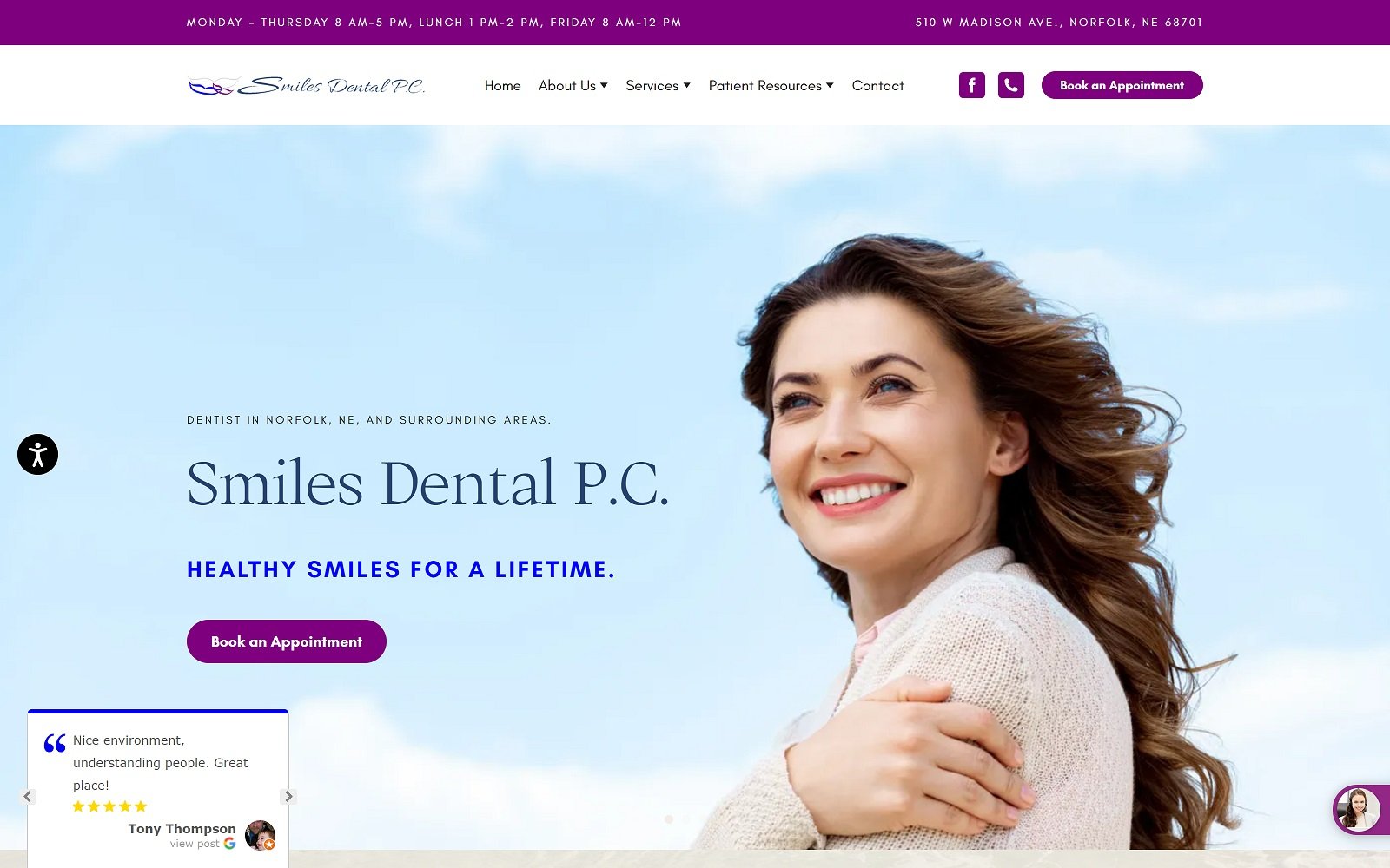 Smilesdentalpc. Com screenshot