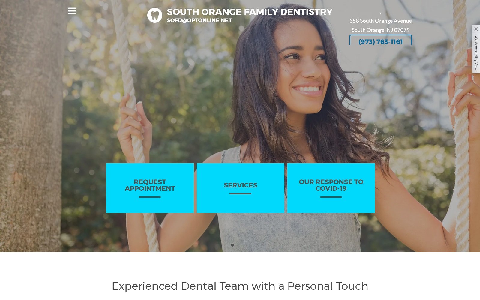 Sofamilydentistry. Com screenshot