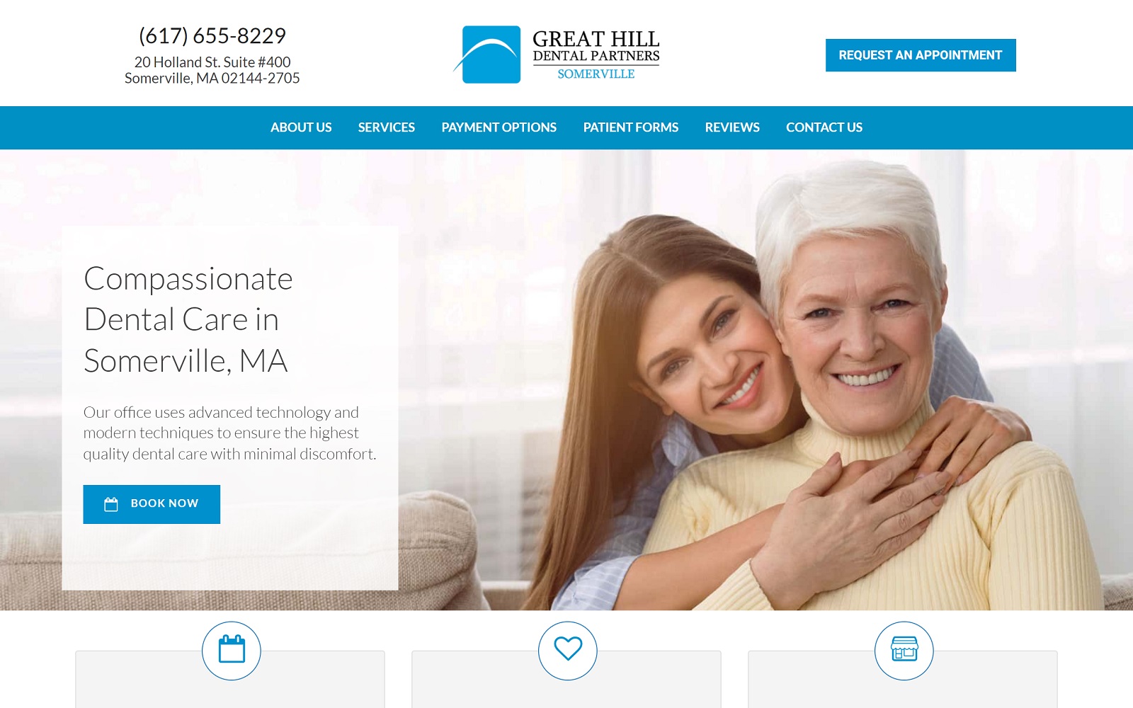 Somerville. Greathilldental. Com screenshot