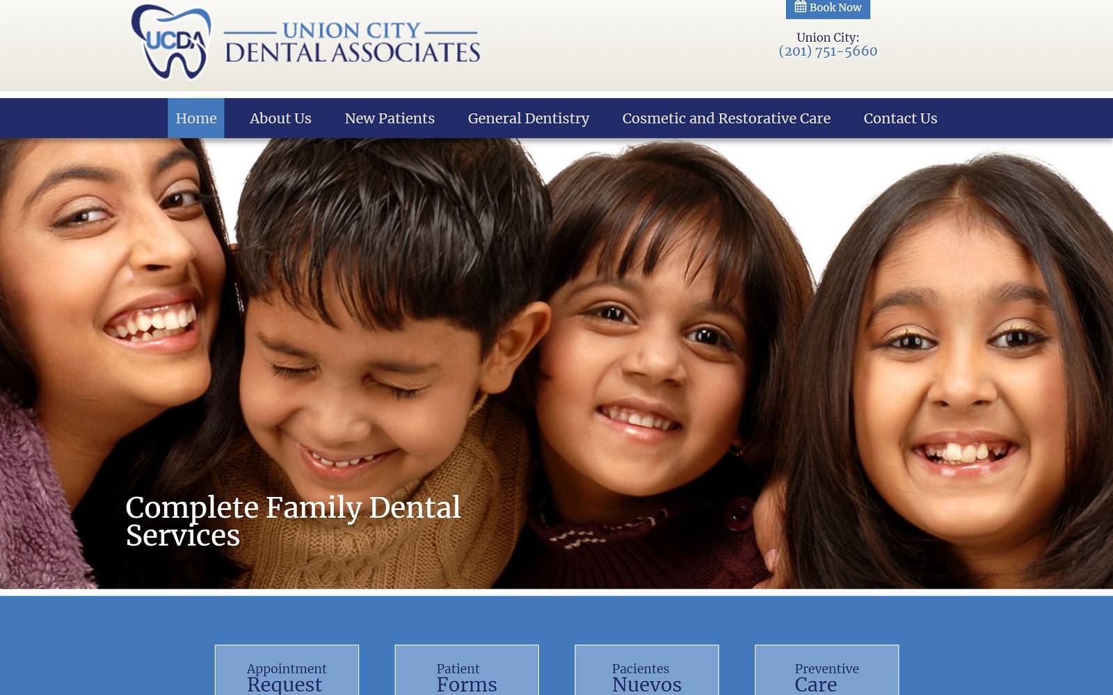 Unioncitydentalnj. Com screenshot