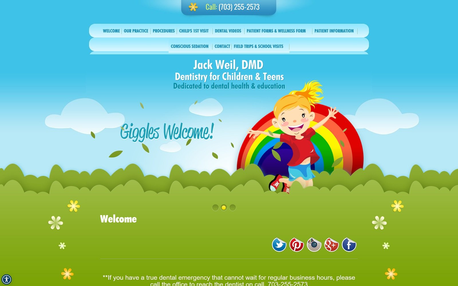 Weilpediatricdentistry. Com screenshot