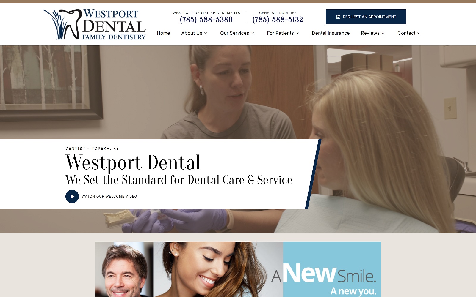 Westportdentalgroup. Com screenshot