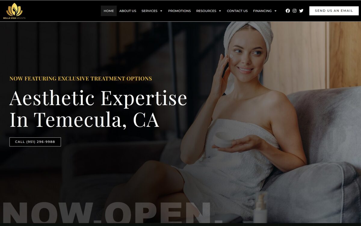 bellavida-medspa.com screenshot