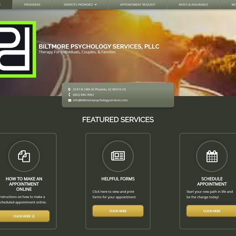 biltmorepsychologyservices.com screenshot