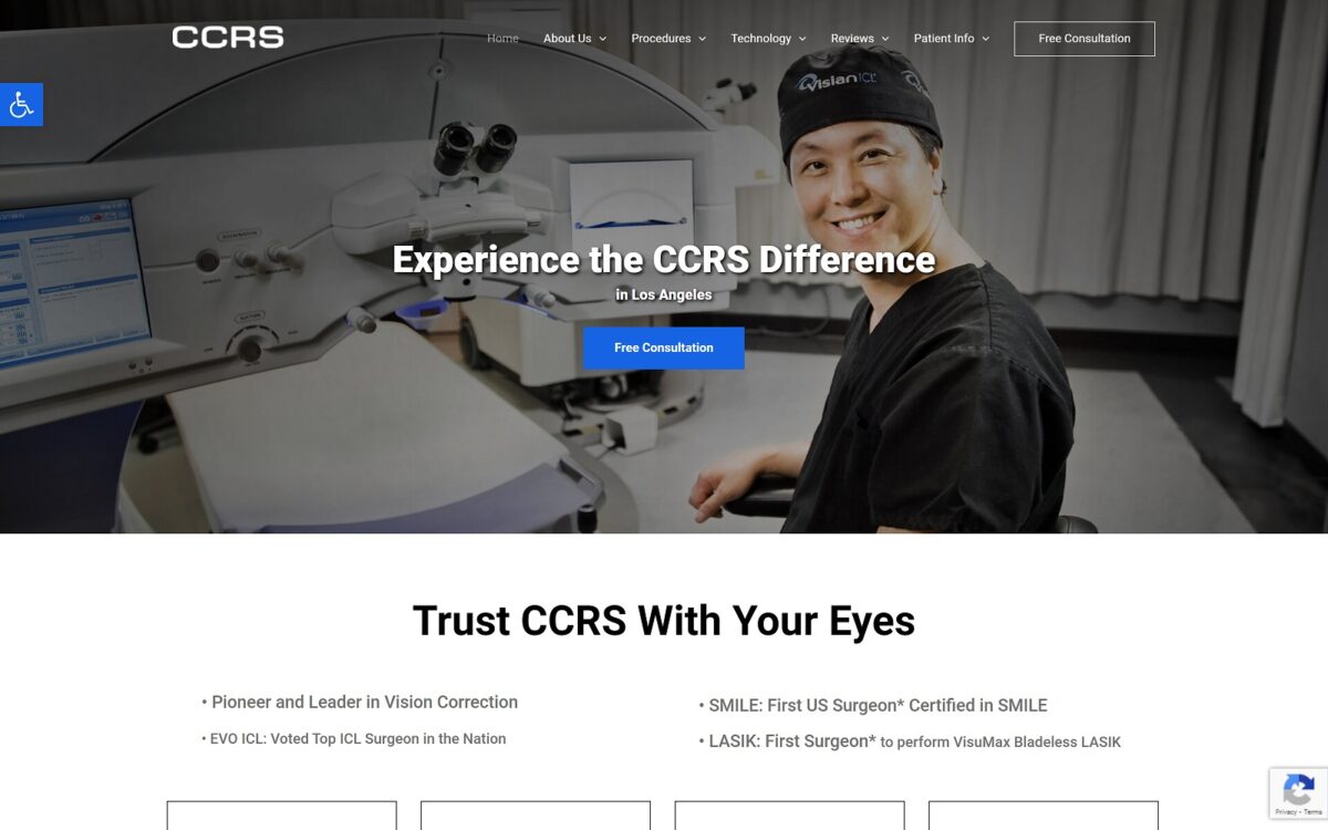 ccrsclearvision.com screenshot