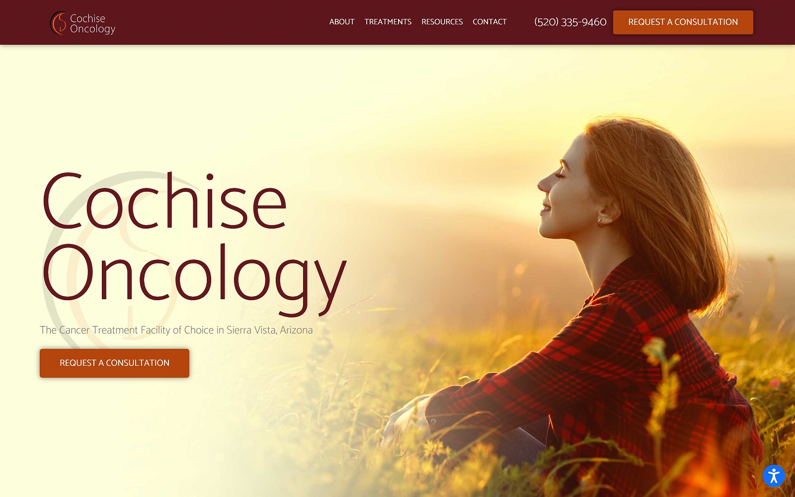 cochiseoncology.com screenshot