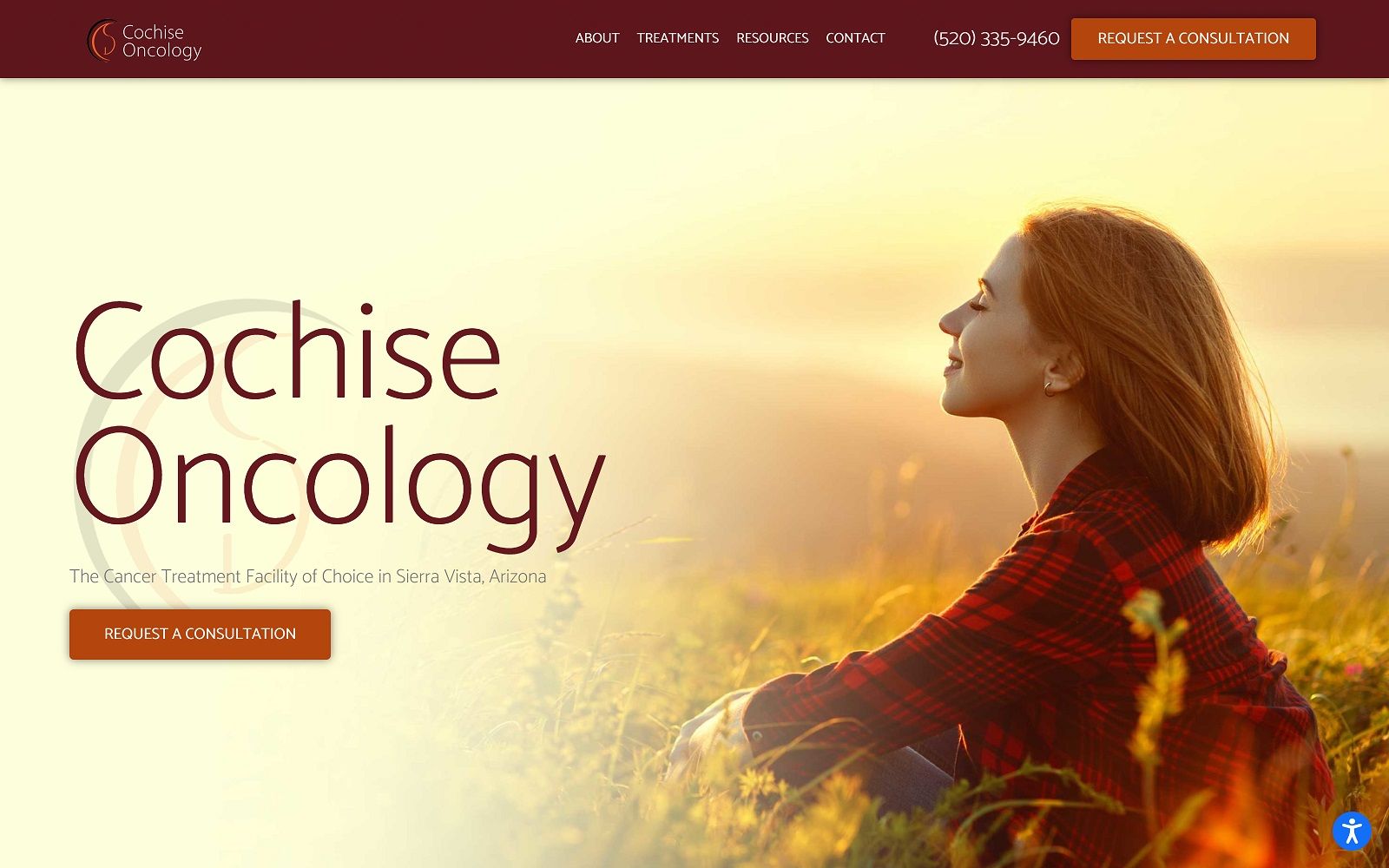 cochiseoncology.com screenshot