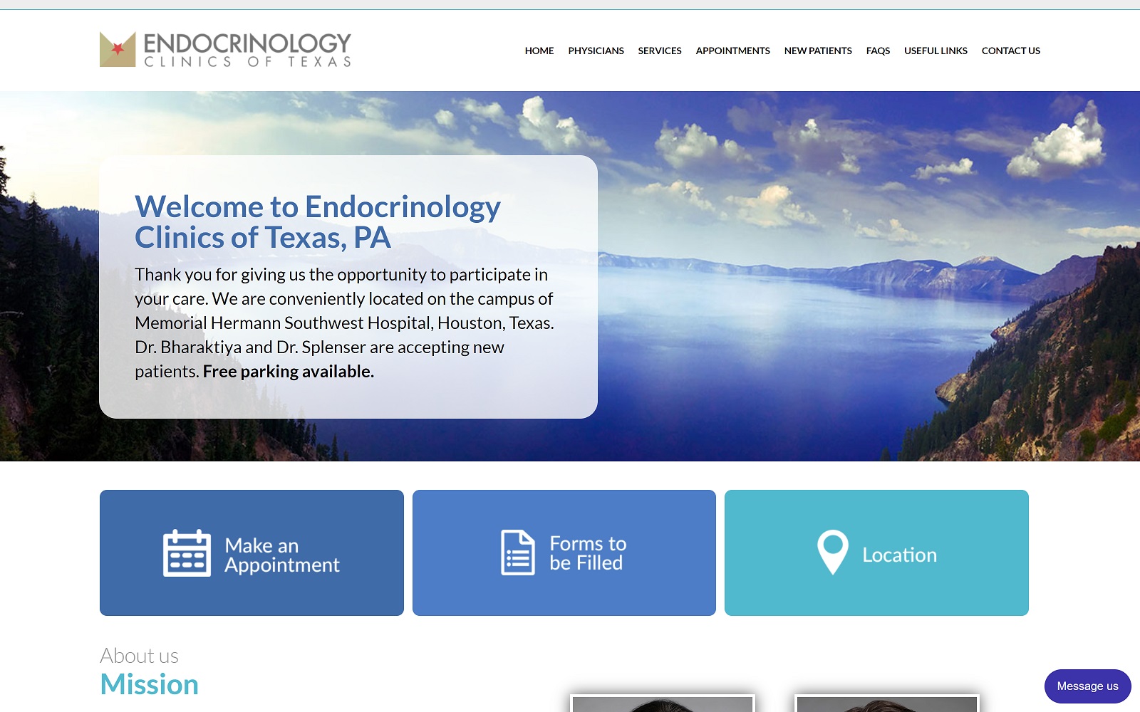 endoclinicstx.com screenshot