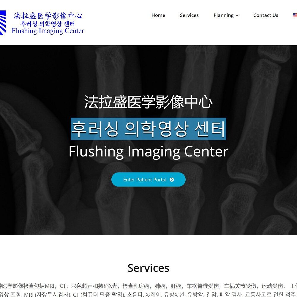 flushingimaging.com screenshot