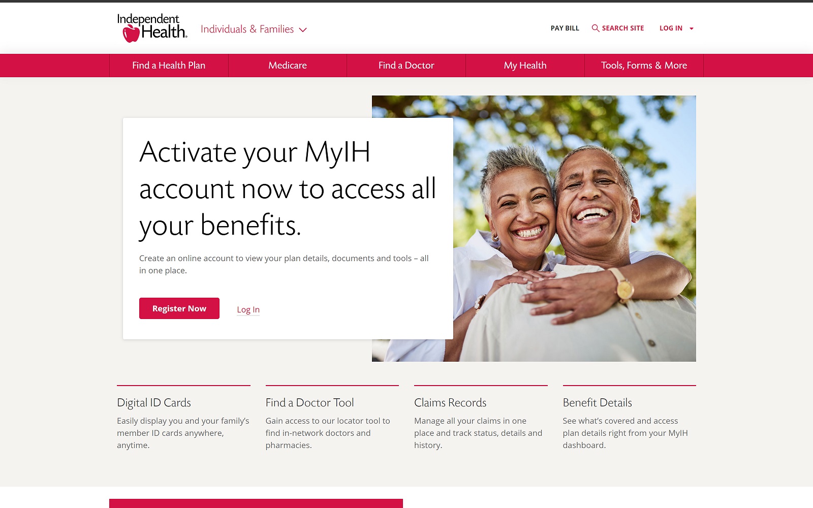 independenthealth.com screenshot