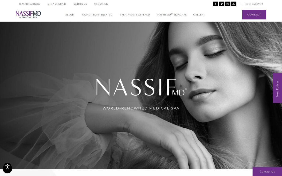 nassifmdmedspa.com screenshot