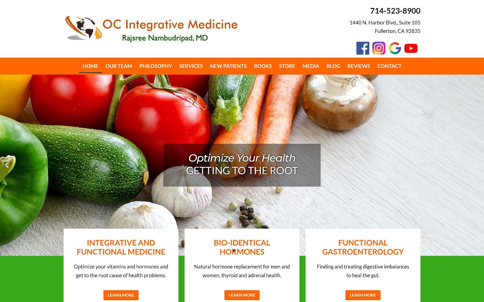 oc-integrative-medicine.com screenshot
