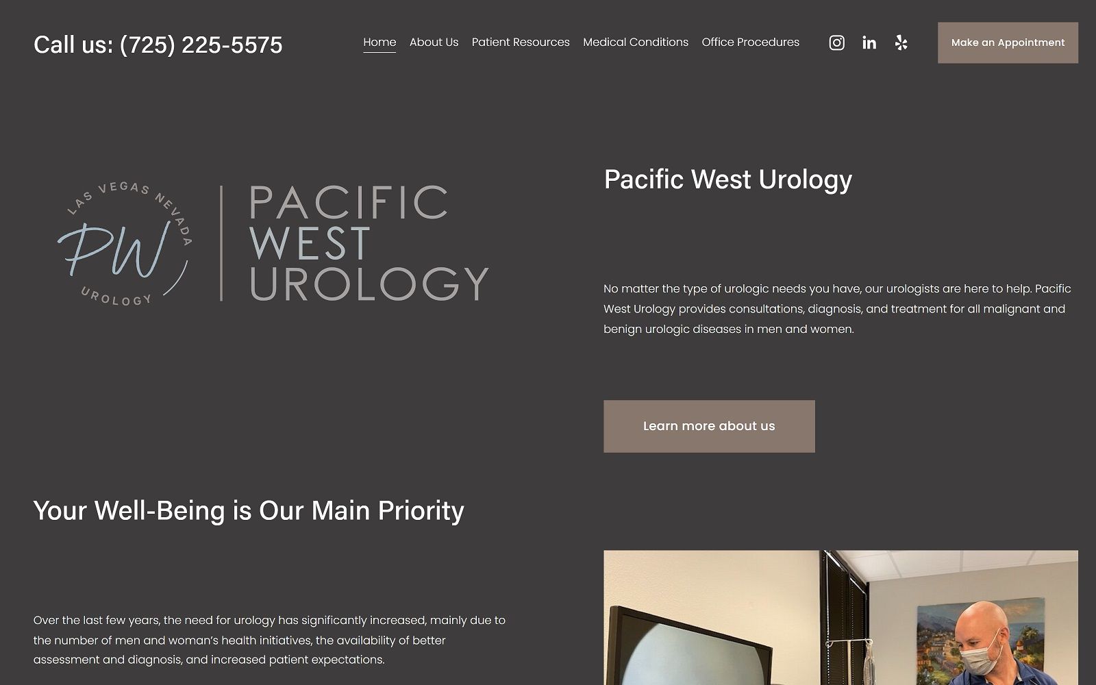 pacificwesturology.com screenshot