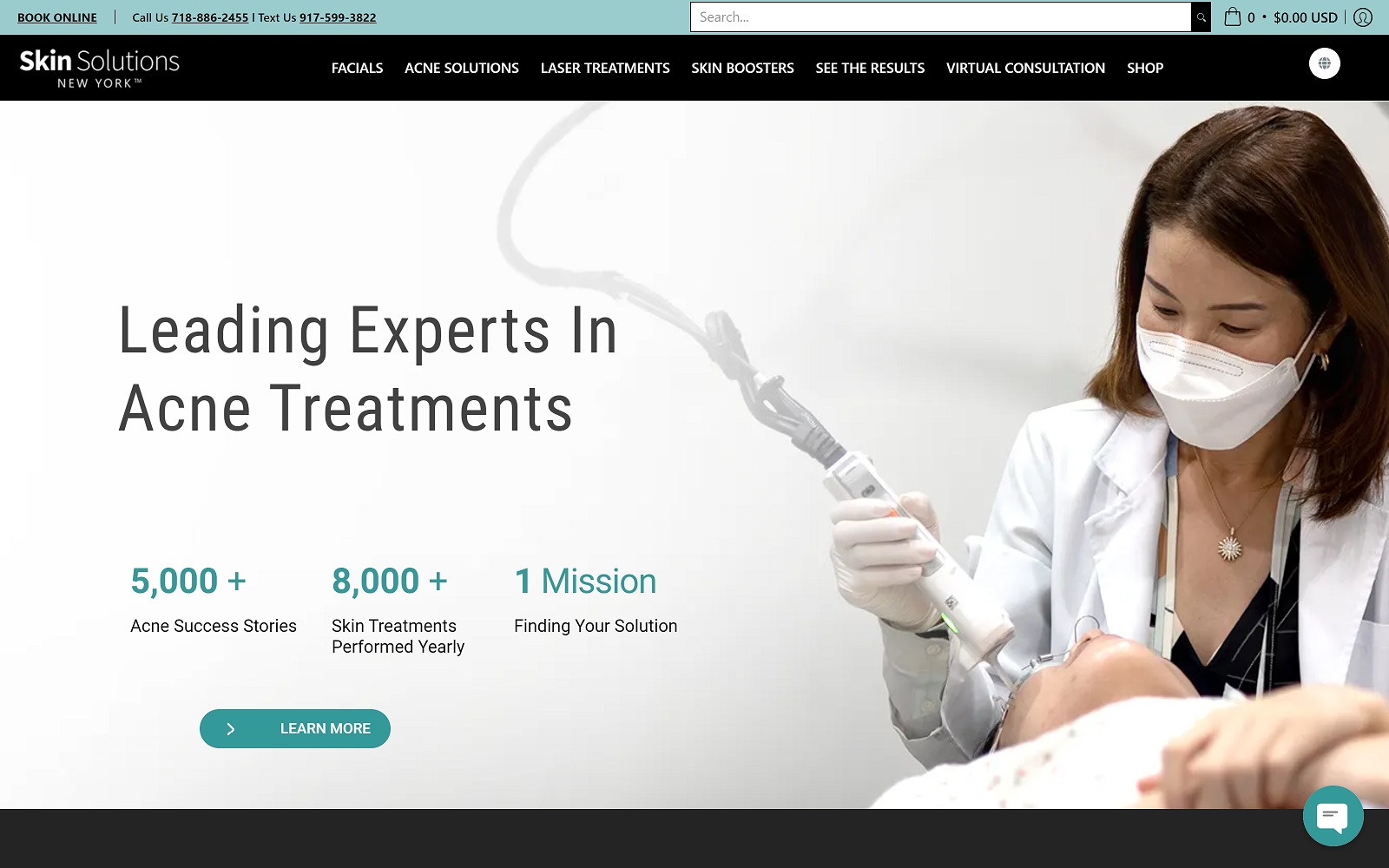 skinsolutionsny.com screenshot