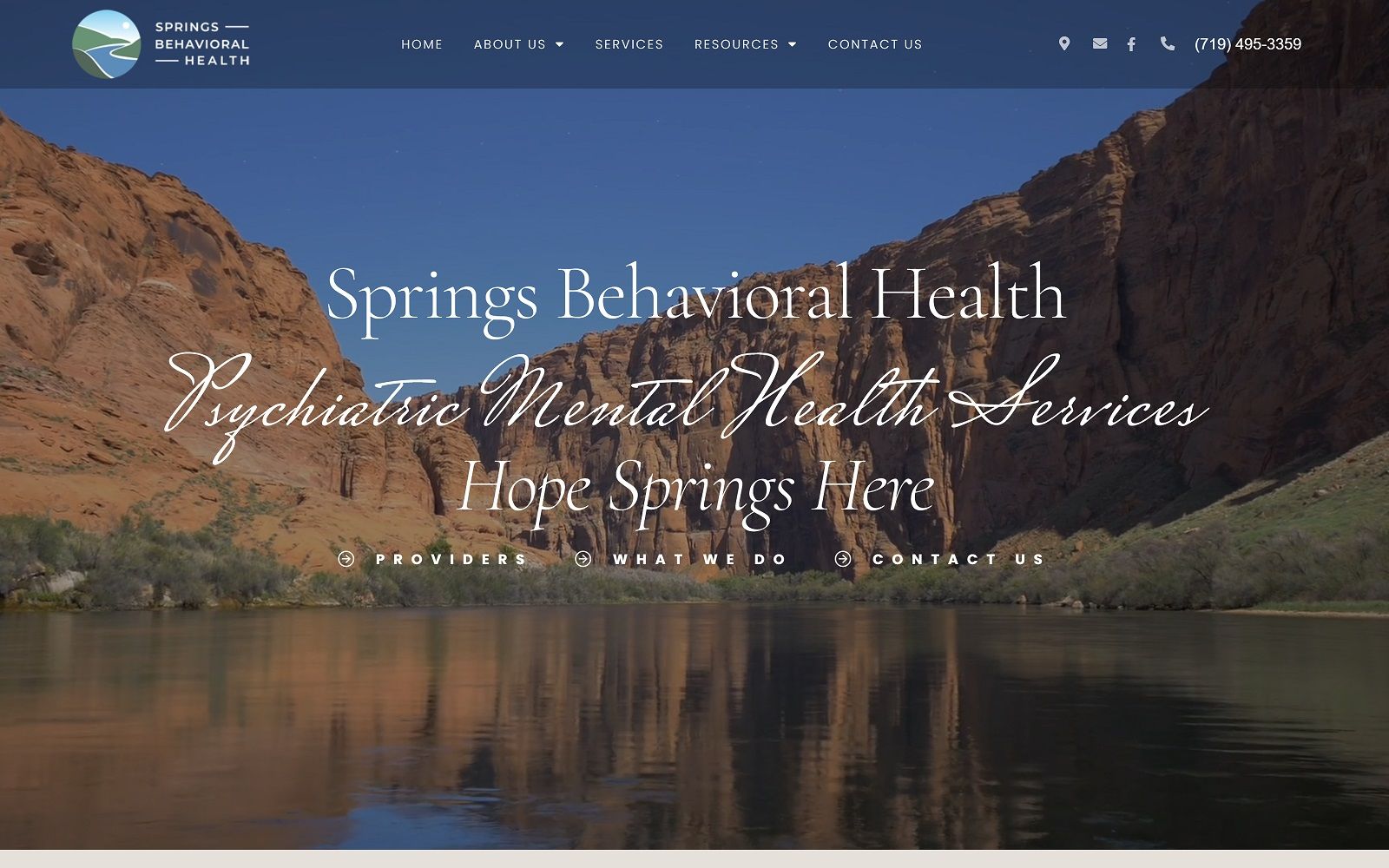 springsbehavioralhealth.com screenshot