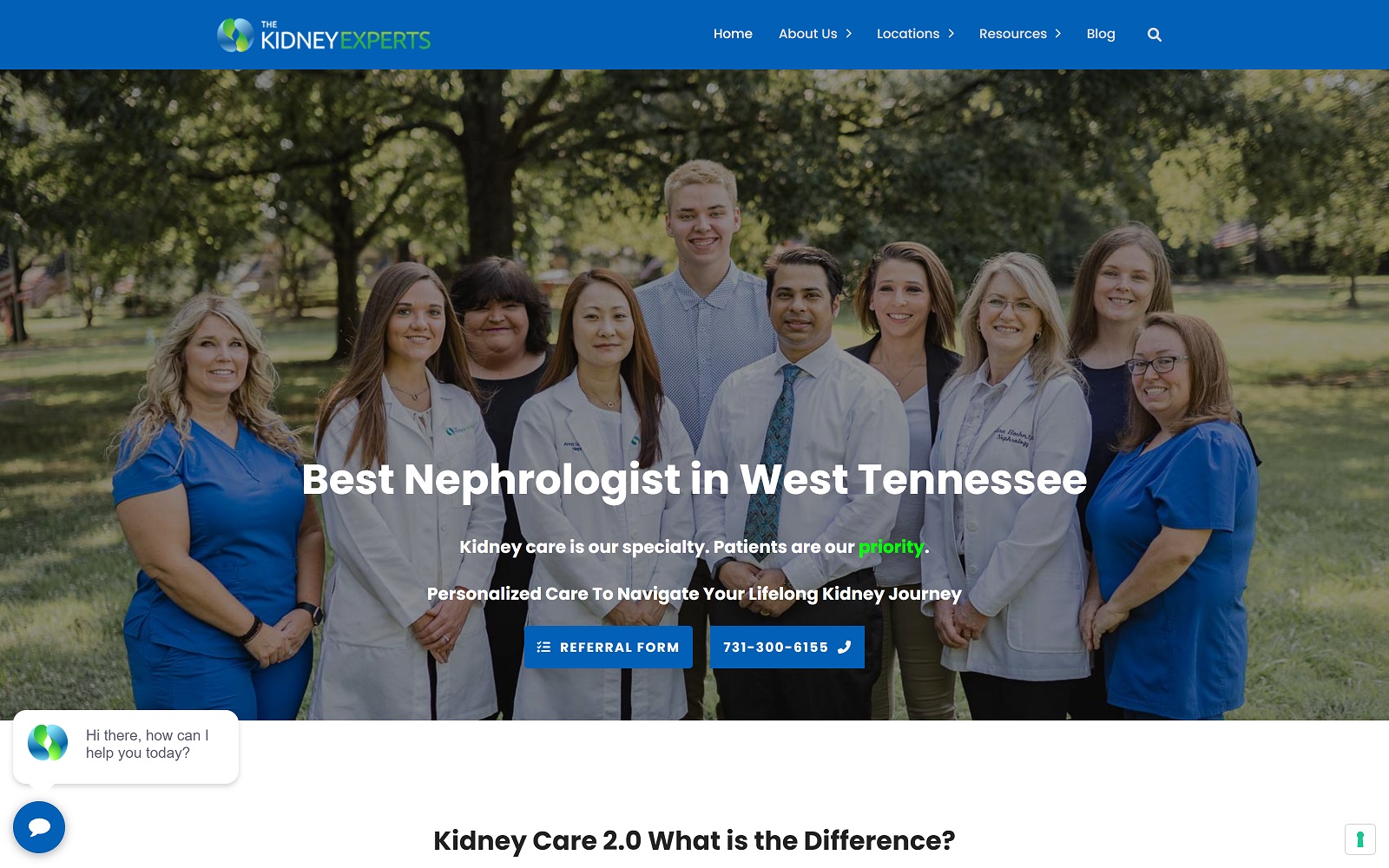 thekidneyexperts.com screenshot