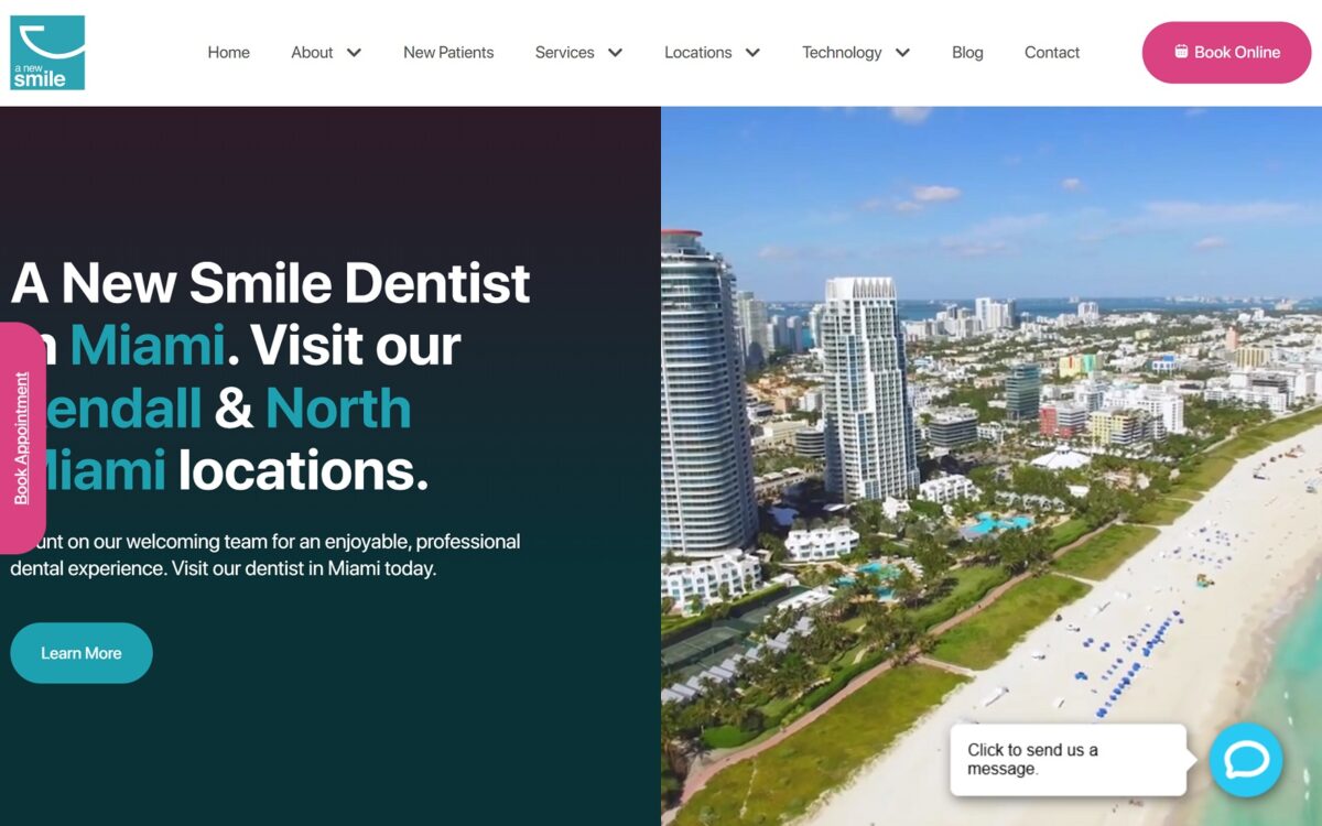 anewsmiledentalcenter.com screenshot